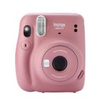 Fujifilm Instax Mini 11 Instant Camera with Case, 60 Fuji Films, Decoration Stickers, Frames, Photo Album and More Accessory kit (Dusty Pink)