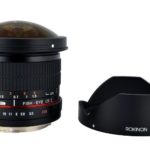 Rokinon HD8M-C 8mm f/3.5 HD Fisheye Lens with Removeable Hood for Canon DSLR 8-8mm, Fixed-Non-Zoom Lens,Black