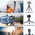 Cell Phone Tripod, Andobil iPhone Tripod with Remote, [Premium Flexible Tripod] Waterproof & 360°Rotation Tripod for iPhone 12/12 Pro Max/11/Xs/X/8 Plus/SE,Android Phone,Camera,GoPro,Travel,Vlogging