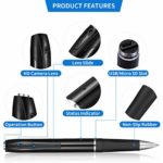 Spy Camera Mini Hidden Camera Pen HD 1080P Video Recorder, Spy Gear Body Camera Portable Pocket Camera with 32GB SD Card for Business Conference and Security