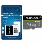 Micro SD Card 256GB Memory Card High Speed TF Card/T-Flash Card, Memory Card with SD Card Adapter for Cellphone Surveillance Camera Tachograph/Bluetooth Speaker/Tablet Computers Drone Phone(256GB)…