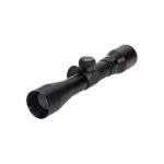 Beileshi 4×32 Compact Rifle Scope, Crosshair Optics Hunting Scope with 20mm Free Mounts