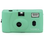 YASHICA MF-1 Snapshot Art 35mm Film Camera Set (Turquoise)