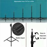 Tripod Stand for Projector Camera Camcorder with Adjustable Height Max 63in with 1/4, 4M,6M Screw Heads