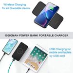 2K Hidden Spy Camera, Kaposev Portable 10000mAh Power Bank Wireless Charger Nanny Cam,PIR Motion Activated Recording and Continuous Recording for Home Security and Outdoor Activities (No Need WiFi)
