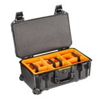 Vault by Pelican – v525 Case with Padded Dividers for Equipment, Electronics Gear, Camera (Black)