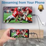 2-in-1 USB C/Type C/Micro USB to HDMI Cable, SOCLL MHL to HDMI Adapter 1080P HDTV Mirroring & Charging Cable, Digital AV Video Adapter for Android Smartphone Tablets to TV/Projector/Monitor,6.6ft