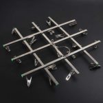 Darkroom Film Negative Drying Hanging Rack Frame Hanger 20 Clips for 35mm 120 4×5” Film