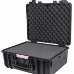 Monoprice Weatherproof / Shockproof Hard Case – Black IP67 level dust and water protection up to 1 meter depth with Customizable Foam, 19″ x 16″ x 8″