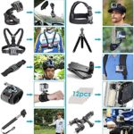 Digital Village 50 Piece Accessory Kit for GoPro Hero9/Hero8/Hero7, GoPro Fusion, GoPro Max Camera Action-Cam Bundle