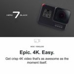 GoPro HERO7 Black + Extra Battery + Super Suit Dive Housing Case – E-Commerce Packaging – Waterproof Digital Action Camera with Touch Screen 4K HD Video 12MP Photos Live Streaming Stabilization