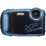 Fujifilm XP140 Blue Digital Camera + 32GB SD Card + Case + Cloth (Renewed)