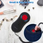 Hidden Camera Detectors,LED Hidden Device Detector with Infrared viewfinders – Pocket Sized Anti Spy Camera Finder Locates Hidden Camera,Chargeable Anti Theft Alarm in AirBnB, Hotels and Bathroom