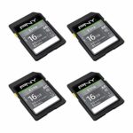 PNY 16GB Elite Class 10 U1 SDHC Flash Memory Card 4-Pack