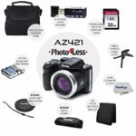 Kodak PIXPRO AZ401 Astro Zoom 16MP Digital Camera (Black) + Point & Shoot Camera Case + Transcend 32GB SD Memory Card + Rechargeable Batteries & Charger + USB Card Reader + Table Tripod + Accessories