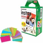 Fujifilm Instax Mini 11 Camera with Fujifilm Instant Mini Film (20 Sheets) Bundle with Deals Number One Accessories Including Carrying Case, Color Filters, Photo Album, Stickers + More (Sky Blue)