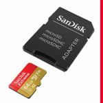 SanDisk 64GB Extreme microSDXC UHS-I Memory Card with Adapter – Up to 160MB/s, C10, U3, V30, 4K, A2, Micro SD – SDSQXA2-064G-GN6MA