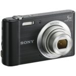 Sony Cyber-Shot DSC-W800 Digital Camera (Black) + 16GB Memory Card + Accessory Bundle