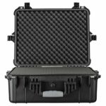 Eylar Large 20 Inch Protective Camera Case Water and Shock Proof with Foam (Black)