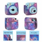 Tiessic Instax Mini 9 Camera Accessories Bundles Compatible with Fujifilm Instax Mini 9 Mini 8 Mini 8+ Camera with Mini 9 Case,108 Photos Mini Photo Album,etc. (Galaxy?14 Items)