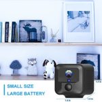 Mini Spy Camera, WiFi Wireless Hidden Camera Spy Cameras with Audio and Video Live Feed, Small Camera Spy Cam Nanny Cam, 2600 mAh Battery/ HD 1080P/ Auto Night Vision/ Motion Detection/ Phone App