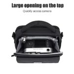 CADeN Mirrorless Camera Bag Case Compatible for Canon, Sony, Fujifilm, Compact Camera Shoulder Bag for Women Men Waterproof, Black