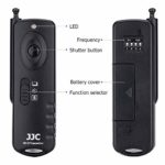 JJC Radio Wireless Remote Control for Canon EOS Rebel T6 T7 T5 T8i T7i T6i T6s T5i T4i T3i SL3 SL2 SL1 EOS 2000D 60D 70D 77D 80D 90D EOS R R6 RP M5 M6 Mark II and More Cameras with Sub Mini Connection