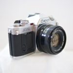 Canon AV-1 35mm SLR Camera with Canon FD 50mm 1:1.8 Lens