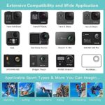 Artman Upgraded Action Camera Accessories Kit 61-in-1Compatible with GoPro Hero 10/9/8 Black, Max, Hero 7 6 5 4 3 2 1 Black Silver SJ4000/ SJ5000/ SJ6000 DJI OSMO Action-Black