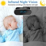Hidden Camera, Spy Camera Wireless WiFi 1080P Hidden Cameras Clock with Night Vision,Motion Detection,Loop Recording,Small Nanny Cam Secret Camera with Phone App for Home Surveillance Room Baby Pet