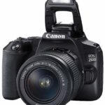 Canon EOS 250D (Rebel SL3) DSLR Camera Bundle with 18-55mm STM Lens + 64GB Memory Card, 3 Piece Filter Kit, Tripod, Flash & More