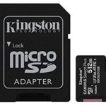 Kingston 512GB microSDXC Canvas Select Plus 100MB/s Read A1 Class UHS-I Memory Card + Adapter (SDCS2/512GB)