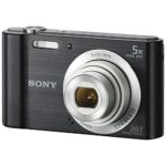 Sony Cyber-Shot DSC-W800 Digital Camera (Black) + Ultra 64GB SDXC Memory Card, Water Resistant Point & Shoot Camera Case & More (8pc Bundle)