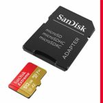 SanDisk 512GB Extreme microSDXC UHS-I Memory Card with Adapter – Up to 160MB/s, C10, U3, V30, 4K, A2, Micro SD – SDSQXA1-512G-GN6MA