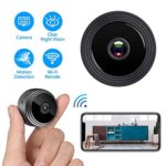 2022 Mini WiFi Hidden Cameras,Spy Cameras with Audio and Video Live Feed WiFi,1080P Nanny Cams Wireless with Cell Phone App,with Motion Detection IR Night Vision (Mini WiFi Hidden Cameras)