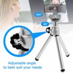 Lightweight Mini Tripod for Webcam, NexiGo Upgraded Extendable Tripod Stand, Compatible with Logitech Webcam C920 C922 C930e C920x Brio, for Vlogging, Live Streaming, Zoom Meeting