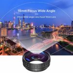 ULANZI Creative ZV-1 Wide Angle/Macro Additional Lens 52mm Diameter Compatible with Sony ZV-1 Camera, 2 in 1 Extra Lens Attachment with Strong Adhesive-Back Adapter Ring Mount, WL-1