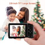 Digital Camera for Kids, HD Video Camera with 2.8″ LCD Screen, Rechargeable Point and Shoot Camera, Compact Portable Cameras for Kids, Beginner, Students,Teens Gifts