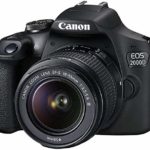 Canon EOS 2000D / Rebel T7 DSLR Camera w/ 18-55mm F/3.5-5.6 III Lens + SanDisk 32GB SD Card + Flash + More