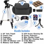 Professional Camera Accessory Bundle Kit for Canon, Nikon, Sony, Panasonic and Olympus Digital Cameras. Bundle Includes 10 Must-Have Accessories