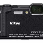 Nikon W300 Waterproof Underwater Digital Camera with TFT LCD, 3in, Black (26523) (Renewed)