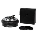 Fotodiox DLX Stretch Lens Mount Adapter – Olympus Zuiko (OM) 35mm SLR Lens to Sony Alpha E-Mount Mirrorless Camera Body with Macro Focusing Helicoid and Magnetic Drop-in Filters