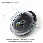 GEPULY Dome Port for DJI OSMO Action Camera, Dome Port Lens Built-in Waterproof Housing Case for 147ft Underwater Photography