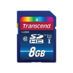 Transcend 8GB SDHC Memory Card Premium Class 10 UHS-I (Pack of 5) TS8GSDU1 – Top Value Bundle
