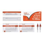 iHealth COVID-19 Antigen Rapid Test, 2 Tests per Pack,FDA EUA Authorized OTC at-Home Self Test, Results in 15 Minutes with Non-invasive Nasal Swab, Easy to Use & No Discomfort