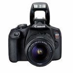 Canon EOS Rebel T7 DSLR Camera with 18-55mm Lens Starter Bundle + Includes: EOS Bag + Sandisk Ultra 64GB Card + Clean and Care Kit + More (Renewed)