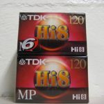 TDK Hi8,120 Pack of 6pc, MP120 Blank Tapes.