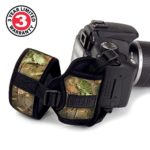 USA GEAR Professional Camera Grip Hand Strap with Camouflage Neoprene Design and Metal Plate – Compatible with Canon , Fujifilm , Nikon , Sony and more DSLR , Mirrorless , Point & Shoot Cameras
