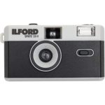Ilford Sprite 35-II Camera Black & Silver + Ilford XP2 400 35mm B&W Film 24 Exposures