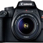 Canon EOS Rebel T100 DSLR Camera w/Canon EF-S 18-55mm F/3.5-5.6 + Sunshine Essentials Bundle